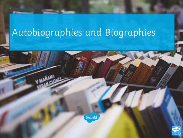 biographies and autobiographies are factual and can be proven