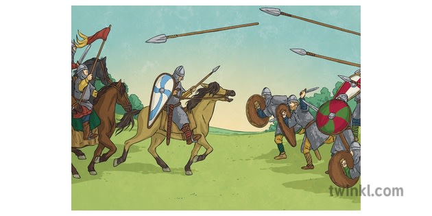 Battle of Hastings illustration