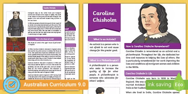 Who was Caroline Chisholm? | Humanitarian and Philanthropist