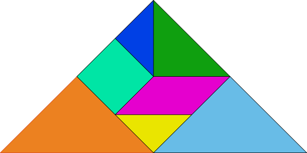 Puzzles Tangram - +/- Matemática online +/