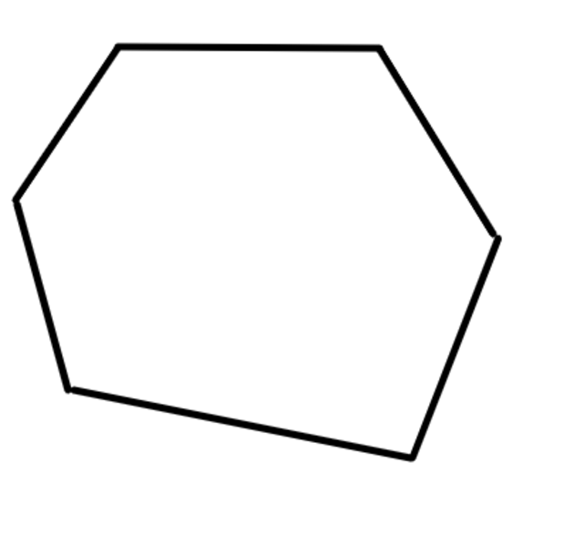 regular hexagon lines of symmetry