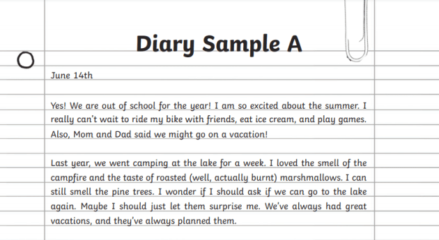 Diary Entry Examples How To Write A Diary Entry Twinkl | atelier-yuwa ...