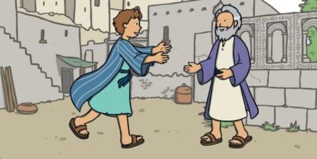 coloring pages for prodigal son parable meaning