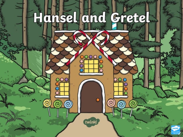hansel and gretel cartoon house
