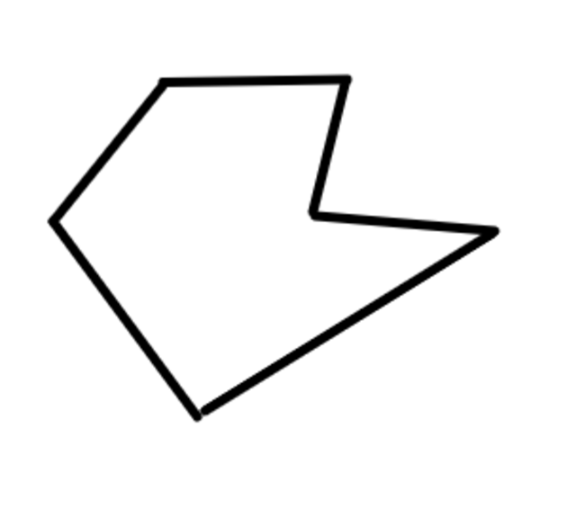 irregular hexagon shape