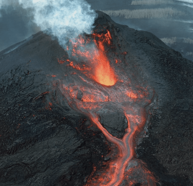 Pre Eruption Leaking Before Volcano warning