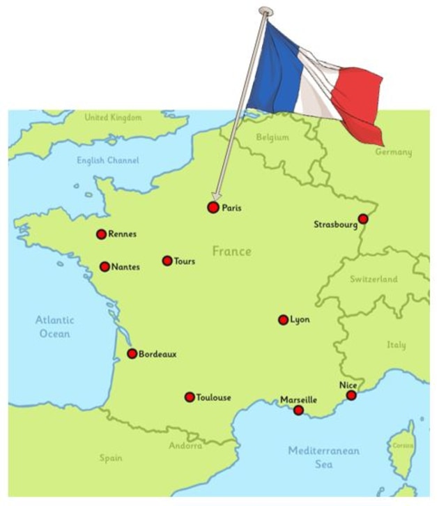 Map Of France Ver 1 