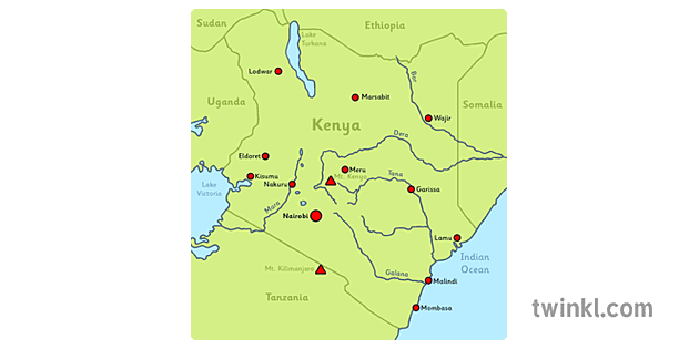 maasai people map