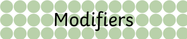 What are Modifiers? | Definition & Examples | Twinkl