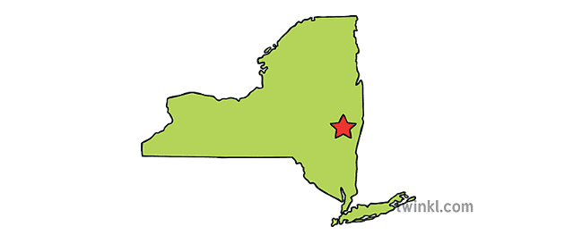 new york state facts population with clipart