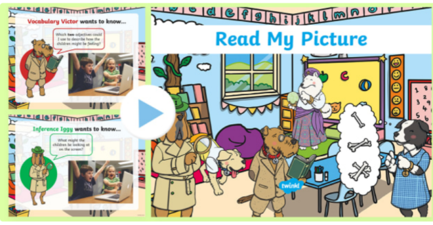 comprehension pictures for kids