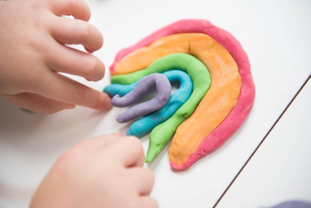 Playdough activities: children 3-6 years