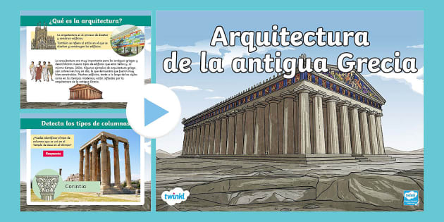 Arquitectura de la antigua Grecia - Teaching Wiki - Twinkl