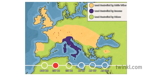 Who Were The Celts About The Celtic People Teaching Wiki   Roman Empire Map 02 Celtic Population Tribes Mps Ks2 2 Ver 1 