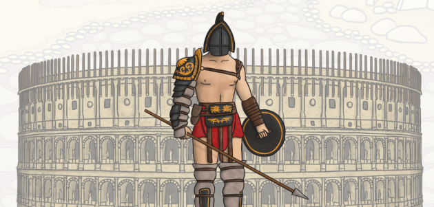 roman gladiator arm armor