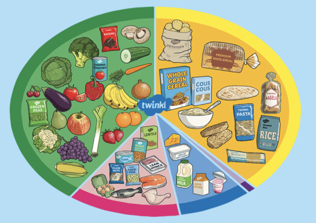 healthy eating plate percentages
