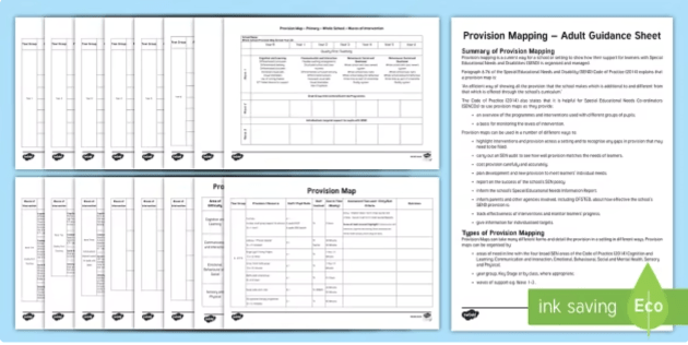 Provision Map Writer - Twinkl