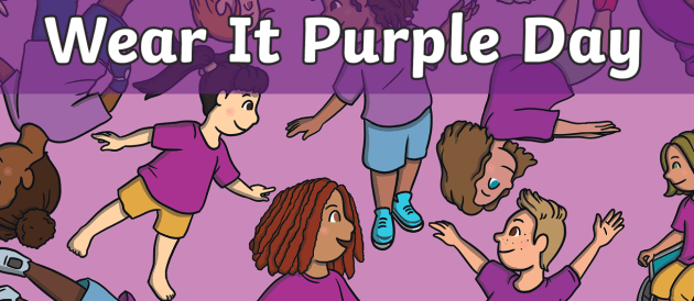 Wear it outlet purple day 2019