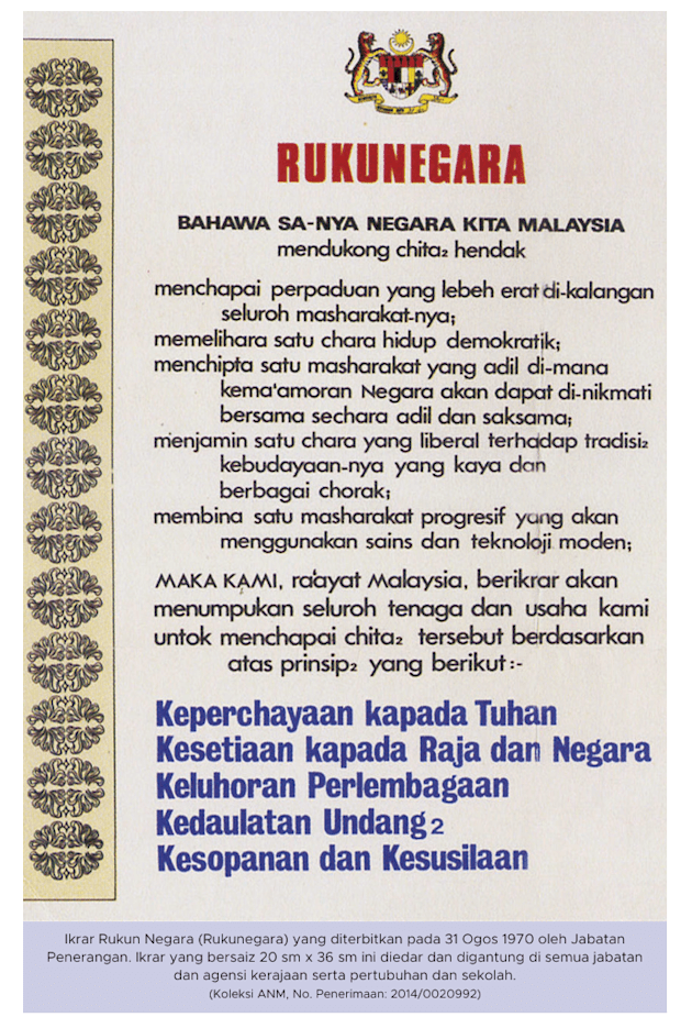 Rukun Negara Malaysia: Sejarah, Pembentukan, dan 5 Prinsip Utama