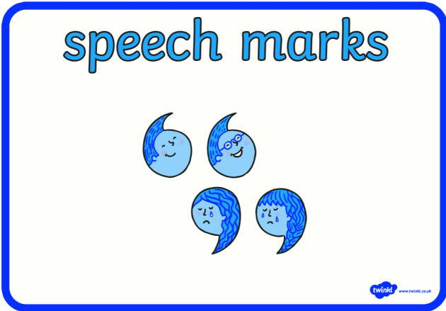 speech marks homework ks2