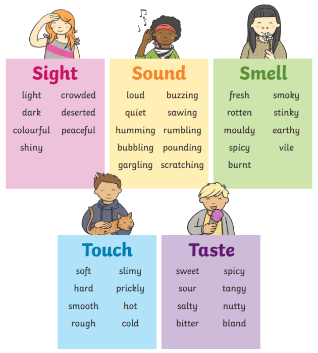 What Is Sensory Language And Writing Wiki