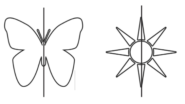 Draw the lines of symmetry of the following figure - Teachoo