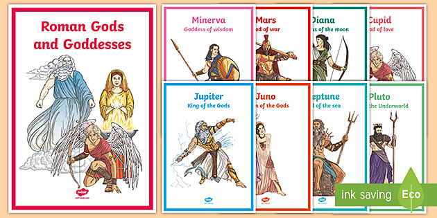 roman gods for children's homework