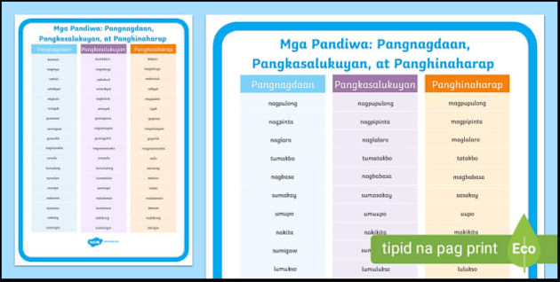 Ano ang Pandiwa (Verb) | Filipino | Twinkl Philippines