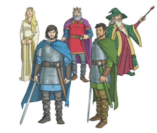 King Arthur Facts For Students, Arthur And The Round Table Characters