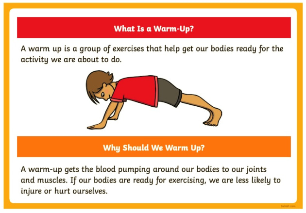 What is a Warm-Up? - PE and Dance Warm-Ups For Kids - Twinkl