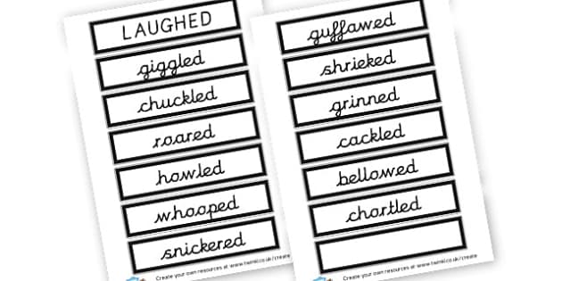 alternative-words-for-laughed-teacher-made-twinkl