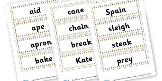Ae Extended Code Word Cards Teacher Made