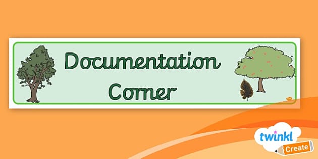 Pedagogical Documentation Banner Eco Art