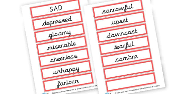 alternative-words-for-sad-teacher-made-twinkl