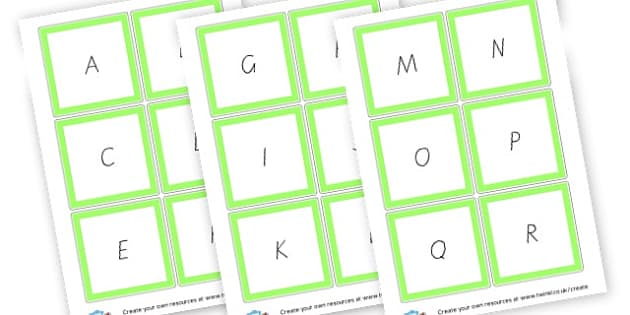 Lower case Letters cards- EYFS- Nursery Alphabet 6 FONTS to choose from 