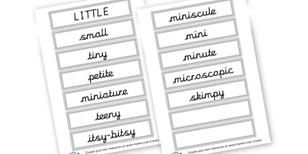 alternative-words-for-little-teacher-made-twinkl