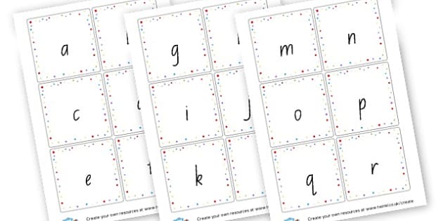 Lower Case Alphabet Memory Game (Teacher-Made) - Twinkl