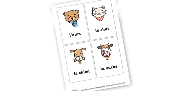 Animals in French (teacher made) - Twinkl
