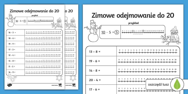 Ułamki Na Osi Liczbowej Klasa 4 Karta Pracy