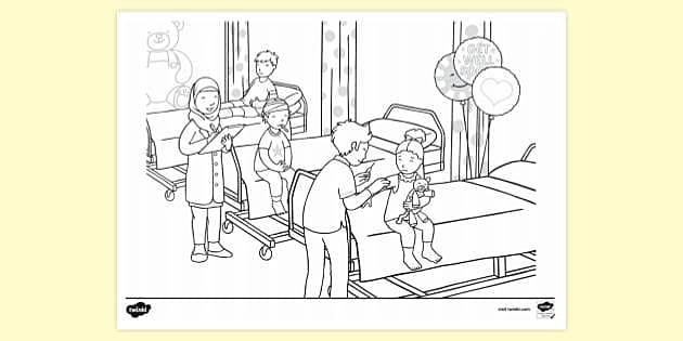 coloring pages for first aid