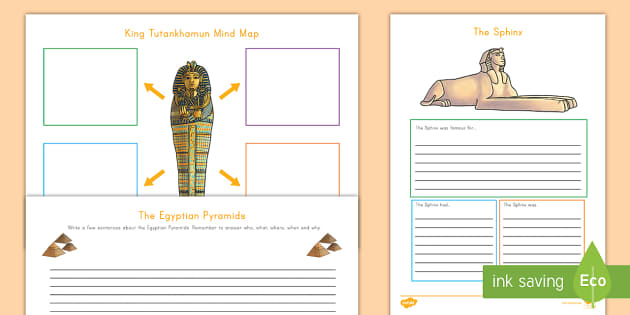 Ancient Egypt Graphic Organizers (Lehrer Gemacht) - Twinkl