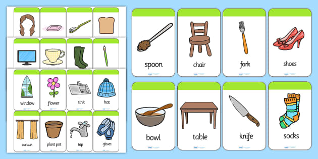 Stick Man Flashcards and Game cards - Kids Club English