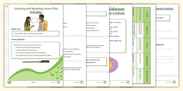 Grade 8 Term 3 Listening & Speaking Lesson Plan: Debating