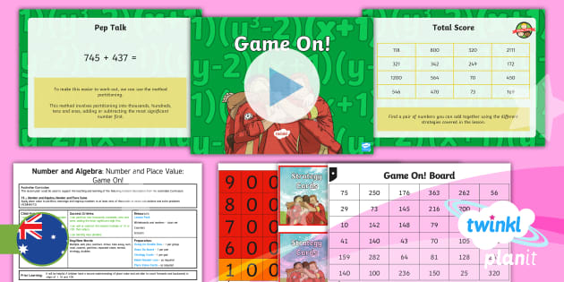 PlanIt Mathematics Year 4 Number and Algebra: Number and Place Value ...