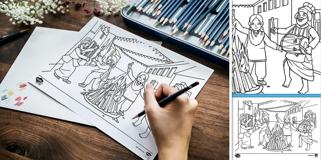 Lohri Celebration Drawing || How To Draw Happy Lohri Drawing || Lohri  Festival Drawing ||Pencil Art - YouTube | Dragon eye drawing, Pencil  drawings, Youtube art