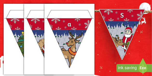 Santa's Workshop Bunting (teacher made) - Twinkl