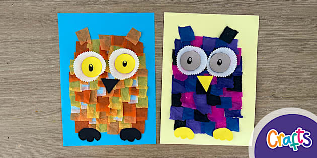 Owl Collage Craft