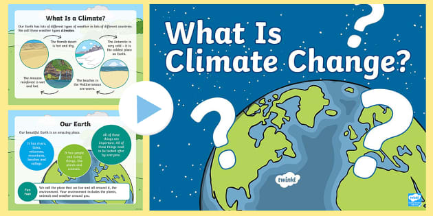 climate change presentation for elementary students