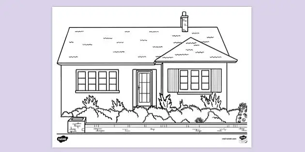 Premium Vector | Home with inscription my house line real estate and  private property on hill cottage and townhouse outside city urban  infrastructure and architecture linear flat vector illustration