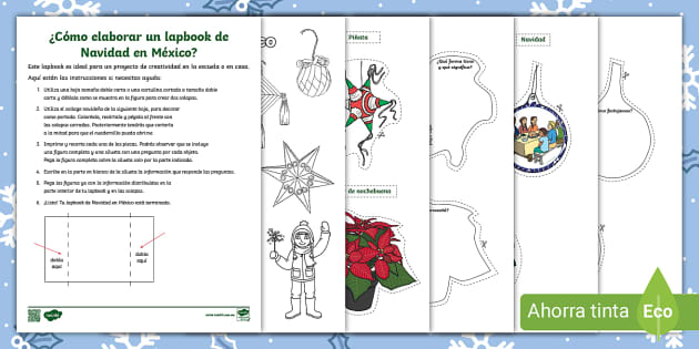 Lapbook - Navidad En México (teacher Made) - Twinkl